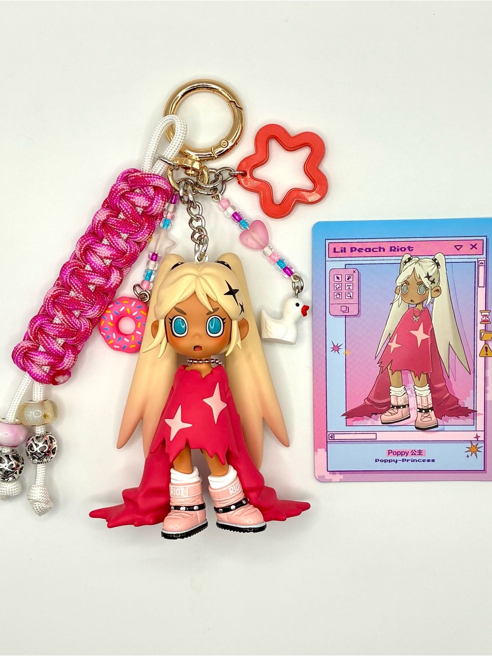 Peach Riot x Loading! Series Bag Charm - Poppy Popstar